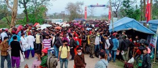 सीमा नाका बन्दः नेपालगञ्जमा चहलपहल