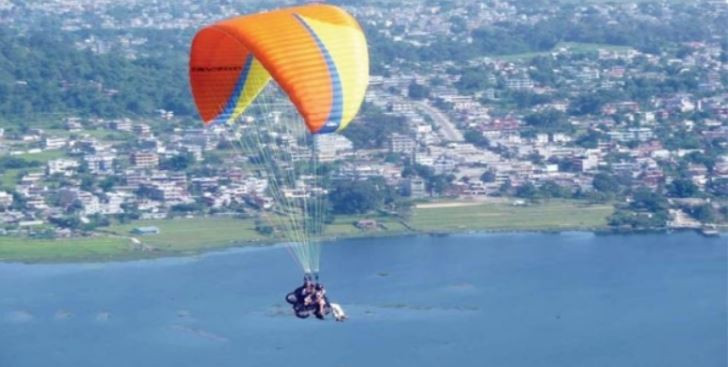 नवाैँ राष्ट्रिय खेलकुद: क्रस कन्ट्री प्याराग्लाइडिङका क्रममा दुर्घटना हुँदा एक खेलाडीको मृत्यु