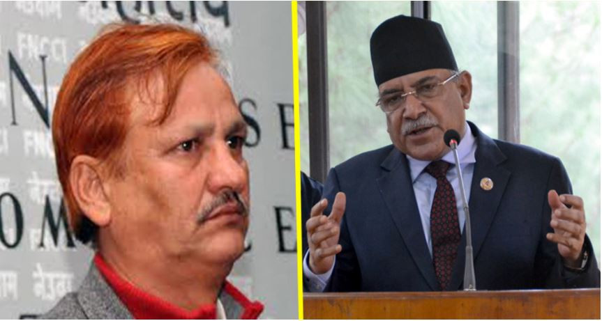 प्रचण्डलाई उनकै ‘राइट ह्याण्ड’ को कटाक्ष: आजसम्म १० वटा सरकार ढलाइसकेको प्रचण्डको राजनीतिक संस्कार ठीक छैन