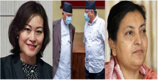 प्रधानमन्त्री ओलीलाई पछार्न चिनियाँ चलखेल, राष्ट्रपतिसँग यान्छीको २ घण्टा वार्ता