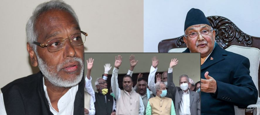 भर्खरै एक भएको  पार्टी नै विभाजन गरि ओली समूहको नेकपामा जादै जसपाका यी नेता,  महतो संग भयो यस्तो  भित्रि  सहमती
