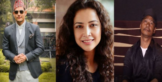 बलिउड अभिनेत्री गीताञ्जली सँग रोमान्स गर्दै सौगात र अनुप