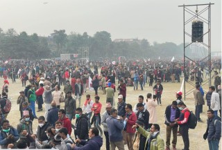 एमाले महाधिवेशनस्थलमा रौनक